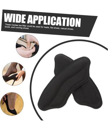 6 Pairs Heel Protectors & Cushion Pads - Blister Relief & Shoe Filler for Oversized Shoes - Invisible Black Ankle Protectors (9.5X3.5cm - Buy Online on GoSupps.com