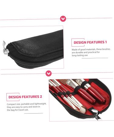 Beavorty 3 Sets makeup brush with bag women makeup women makeup supplies lip brush blush face beauty tools beauty supply make up brush portable fiber wool cosmetics travel - Buy Online on GoSupps.com