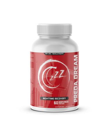 Predator Labs Preda Dream 120 capsules - Night Time Recovery Formula Carefully selected ingredients for offering multiple benefits for deep sleep muscle regeneration. 2 months supply