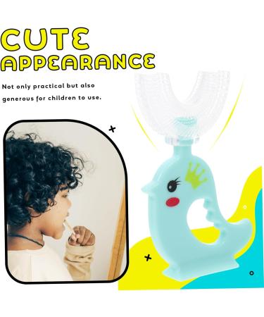 Magiclulu Children's Silicone Toothbrush - Eco-Friendly Soft Cleaning Brush for Kids' Oral Care - Buy Online on GoSupps.com