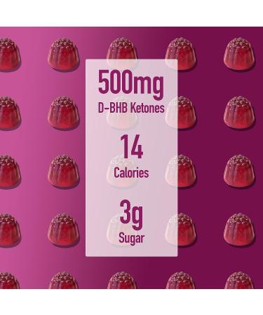 Real Ketones Exogenous Keto Gummies - D BHB Diet Support & Energy Boost - Berry Flavor - 30 Servings - Buy Online on GoSupps.com