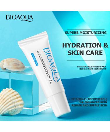 BIOAQUA Moisturizing Lip Care Gel Balm - Long Lasting Hydration & Cracked Skin Repair - Travel Friendly 10g - Buy Online on GoSupps.com