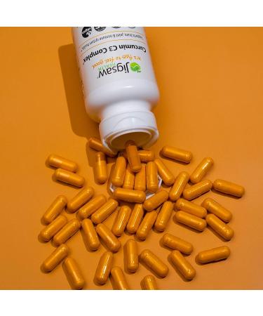 Jigsaw Health Curcumin C3 Complex 60 Capsules - Powerful Joint & Immune Support - Buy Online on GoSupps.com