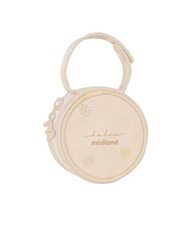 Miniland Pacipocket Vanilla waterproof pacifier holder with handle for hanging Dolce Vanilla collection