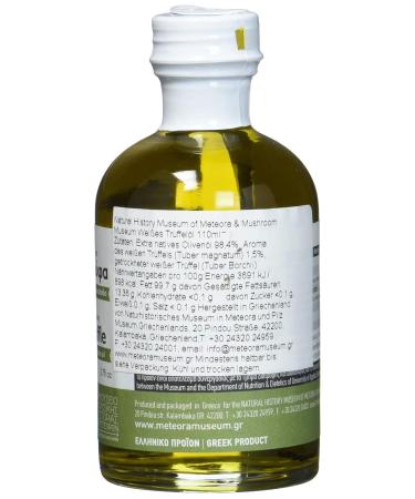 Extra Virgin Olive Oil with White Truffle Aroma - 110ml | Natural History Museum of Meteora & Mushroom Museum - Buy Online on GoSupps.com