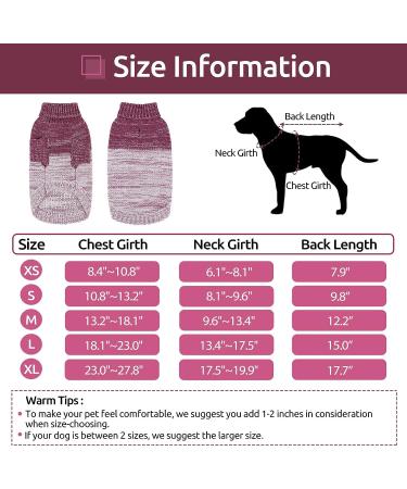 Queenmore Turtleneck Knitted Dog Sweater in Medium Purple | Leash Hole | Cold Weather Pet Knitwear for Small Medium Dogs - Buy Online on GoSupps.com