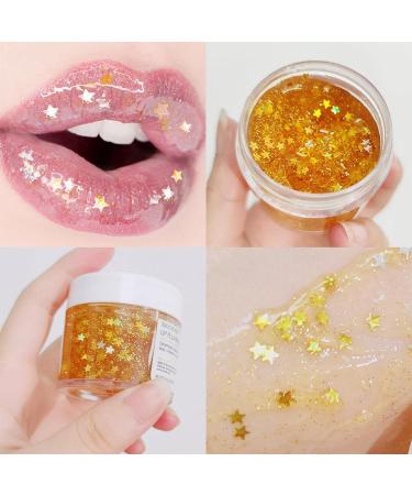 Voiakiu Lip Plumping Balm | Natural Lip Plumping Oil For Day And Night Use Lip Care Enhancer Lip Moisturizer For Smoother More Supple Lips Enhance & Nourishing Firm Lips Yellow - Buy Online on GoSupps.com
