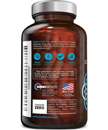 OmniBiotics Ultimate Daily Multivitamin for Women & Men 34 Essential Ingredients Including Vitamin A, C, D, E, B6, B12, Biotin, Zinc 120 Vegan Capsules Ultimate Daily Multivitamins 120 Count (Pack of 1) - Buy Online on GoSupps.com