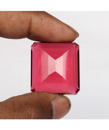 Shop REAL-GEMS 105.05 Ct Pink Tourmaline Healing Crystal - Emerald Shaped International Shipping Available - Buy Online on GoSupps.com