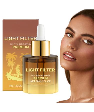 Lotion autobronzante | 30 ml Cr me autobronzante | Liquide bronzant naturel avec hydratation pour le visage le corps les hommes et les femmes solution de bronzage douce