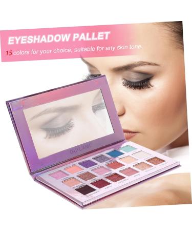 Healeved 1pc 15 15 Colors Eye Shadow Plate Cosmetic Pallet Waterproof Eye Shadow 15 Colors Eyeshadow Powder - Buy Online on GoSupps.com