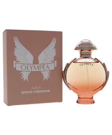 Paco Rabanne Olympea Aqua Fragrance For Women - Sweet Amber White Floral Scent - Notes Of Lemon Blossom Clementine Solar Notes Water Jasmine - Floral Aquatic Fragrance - Edp Legere Spray - 1.7 Oz 1.7 Fl Oz (Pack of 1) - Buy Online on GoSupps.com