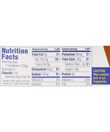 Dole Fruit Bowls  Peaches & Crme Parfait  4.3oz  4 cups - Buy Online on GoSupps.com