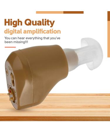 MEDca ITE Mini Ear Rechargeable Hearing Aid Discreet & Lightweight for Comfortable All-Day Use - Buy Online on GoSupps.com