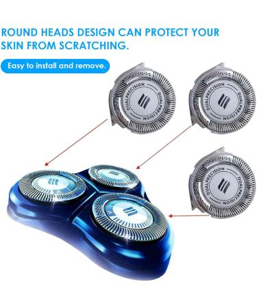 Coniya 3PCS Replacement Razor Blades for Norelco HQ8 Dual-Precision - Top Quality & International Shipping - Buy Online on GoSupps.com