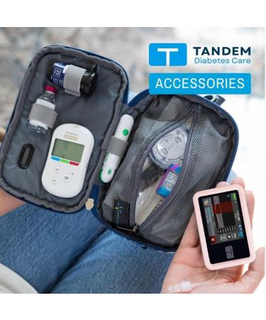 Tandem t:Slim Gel Skin - Soft Silicone Case for t:Slim X2 Insulin Pump | Light Pink Scratch & Drop Protection - Buy Online on GoSupps.com