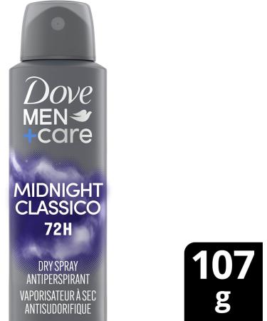 Dove Men+Care Dry Spray Antiperspirant deodorant for 72H sweat & odour protection Midnight Classico with Triple Defense Technology 107 g - Buy Online on GoSupps.com