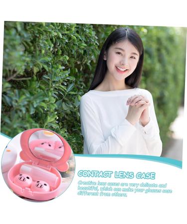 Gatuida 12 STK Contact Lens Container - Organizer Case & Solution Holder | Portable Pink Travel Kit for Eye Care - Buy Online on GoSupps.com