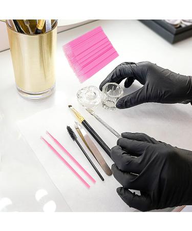 LUOCAI Micro Applicators Brushes - 100PCS Disposable Eyelash Extension Brushes - Buy Online on GoSupps.com