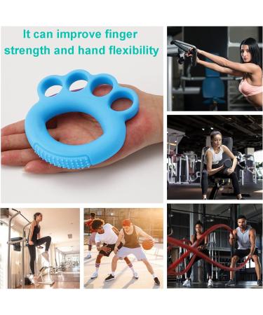 Yzwuyou Hand Grip Strengthener Set - 2Pcs Finger Exerciser Stress Balls for Arthritis, Elderly & Children - Hand Squeeze Exercise for Adults - Buy Online on GoSupps.com