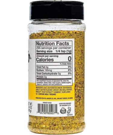 Kinder's Organic Buttery Steakhouse Seasoning Rub 10.4 Ounce 1 Pack - Buy Online on GoSupps.com