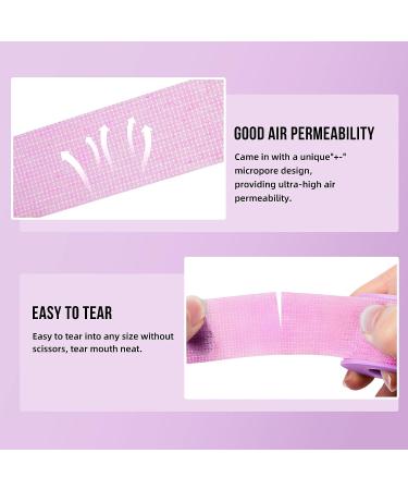 Colored Eyelash Extension Tape - Purple, Strong Hold, Waterproof & Breathable - 1 Roll (0.98inch*3.9yds) - Buy Online on GoSupps.com