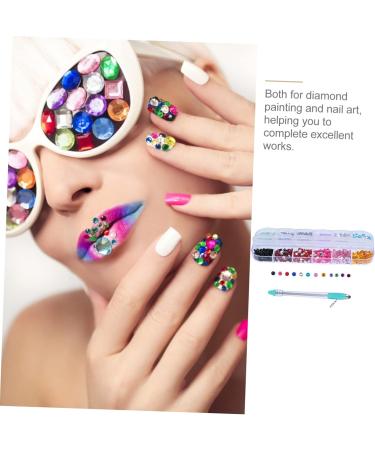 FRCOLOR 1 Set Manual Drilling Pen Hand Tools Kit De Manicura Stylus Drill Nail Rhinestone Nail Art Pen Rhinestone for Nails Embroidery Tools Diamond Stainless Steel Material Manicure 16X1cm Colorful - Buy Online on GoSupps.com