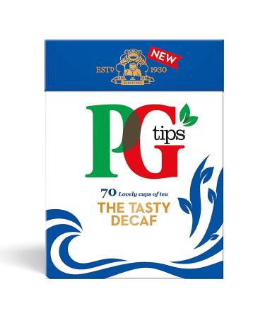 PG Tips Pyramid Tea Bags Decaf 70-Count Tea Bags Pack of 3 70 Count (Pack of 3)