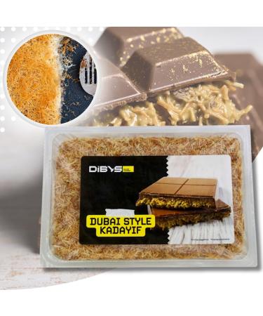  DIBYS Kadayif Fried 2x200g - Kadaif Angel Hair Food - Ideal for Dubai or Baklava Chocolate - Ready to Use Kataifi - Kadaif Dough fo - Buy Online on GoSupps.com