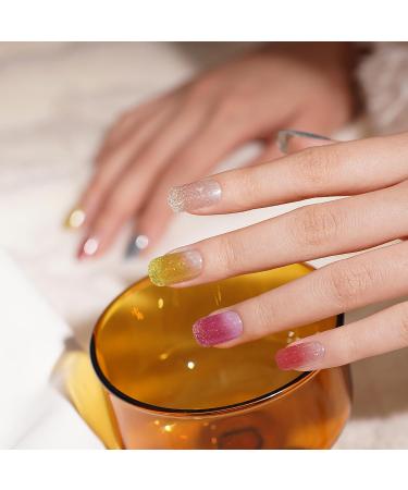 Danni & Toni Neverland Cat Eye Gel Nail Foil - Self-Adhesive Nail Stickers | 28 Glossy UV Nail Wraps - Buy Online on GoSupps.com
