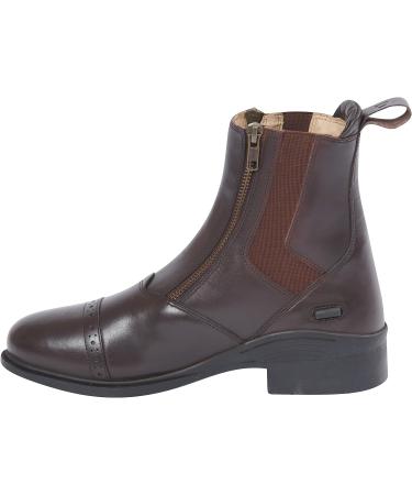 Dublin Evolution Double Zip Front Paddock Boots 8.5 Black - Premium Equestrian Footwear - Buy Online on GoSupps.com