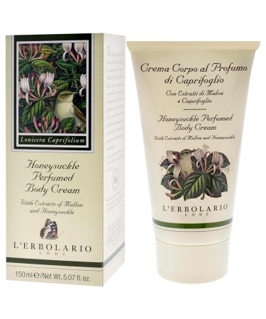 LErbolario Honeysuckle Perfumed Body Cream 5.7 oz - Floral Citrus Body Lotion with Jojoba Oil - Moisturizing & Cruelty-Free - International Shipping Available - Buy Online on GoSupps.com