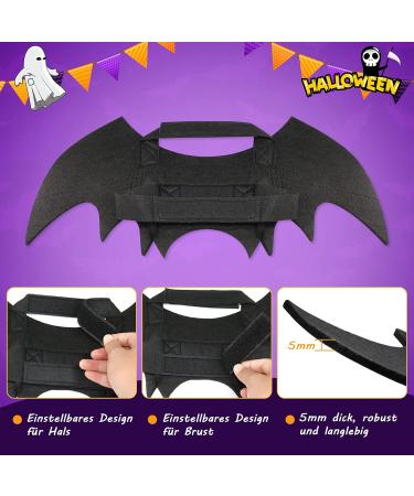 RANYPET Dog Bat Costume - Halloween Pet Bat Wings Cosplay for Dogs & Cats | Perfect for Parties & Festive Celebrations - Buy Online on GoSupps.com