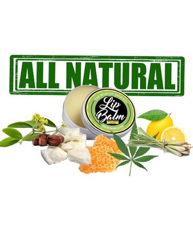 The Worlds Greatest Lip Balm Twin Pack (2x15ml) Repair Heal Protect Moisturize. Lemon Sorbet Scent 15ml Size with Shea Butter Beeswax Jojoba Oil Hemp - Buy Online on GoSupps.com