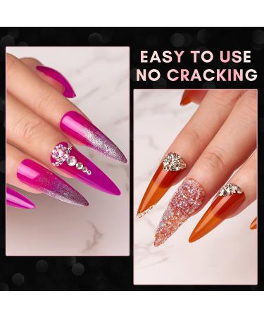 Makartt Stiletto Matte Nail Tips - Long Full Cover Press-On Acrylic Nails - 500 Clear Pointed Tips - Buy Online on GoSupps.com