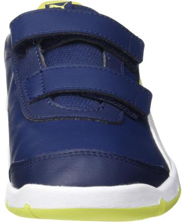 PUMA Kids Stepfleex 2 Sl Ve V Ps Trainers 10 UK Child - Peacoat/White/Yellow - Buy Online on GoSupps.com