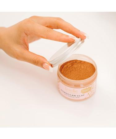 Loelle Pure Red Clay Powder - Natural Acne Remedy & Facial Mask for Oily Skin | Rhassoul Clay from Morocco (150g) - Buy Online on GoSupps.com