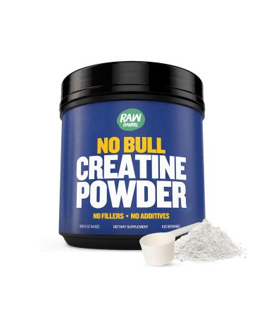 No Bull Creatine Powder Bulk Supplements Creatine Monohydrate for Faster Recovery Increased Muscle Volume Strength & Power Micronized Creatine for Men & Creatine for Women 500g