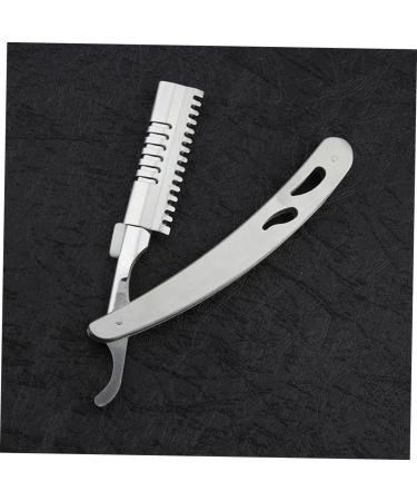 Minkissy 2-Pack Hairdresser Razor & Spatel Tool - Vintage Shaving Blade for Precision Cutting & Bart Grooming - Buy Online on GoSupps.com