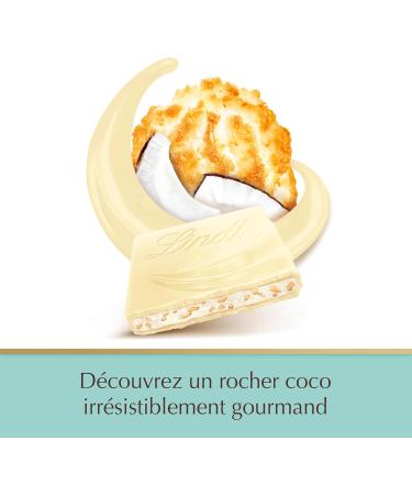 Lindt - Tablette CR ATION Blanc Rocher Coco - Chocolat Blanc 145g Rocher Coco 145g - Buy Online on GoSupps.com