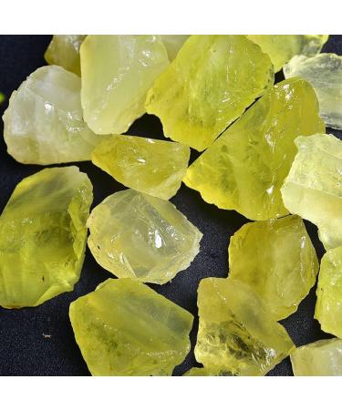 Citrine Raw Crystals Large 1.25-2.0 | Natural Healing Stones for Tumbling, Cabbing, Polishing | Wicca & Reiki | Fountain Rocks Decor - Buy Online on GoSupps.com