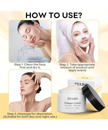 Collagen Cream - Anti-Aging Moisturizer for All Skin Types | Daily Lifting & Recovery Face Cream 1.7 FL OZ - Shop Now - Buy Online on GoSupps.com