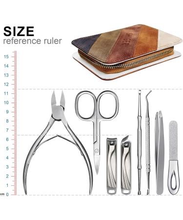 SG Nekoo Nail Clippers for Thick Nails 8 Pieces Nail Clippers Set for Men Women Stainless Steel Fingernail Toenail Clippers Nail Scissors Manicure Set (ZJDTZ8P) - Buy Online on GoSupps.com