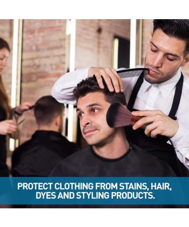 FRCOLOR Hair Dye Cape - Professional 2 Pack Barber Cape with Snap Closure Neck Duster Brush & Comb for Salon Use - Buy Online on GoSupps.com