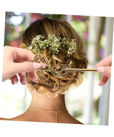 minkissy Hair Barrettes Hair Accessories Hair Clips Circle Hair Clip Vintage Hair Cuffs Chinese Hair Sticks Cage Clips Hair Pin with Stick Hairpin Headgear Bun Metal China Alloy - Buy Online on GoSupps.com