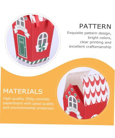 Abaodam 20 Pcs Nougat Box Food Container Cookie Holder with Ribbon Paper Candy Bags Bag Dessert Biscuit 19.5x9.5x7cmx2pcs Redx2pcs - Buy Online on GoSupps.com