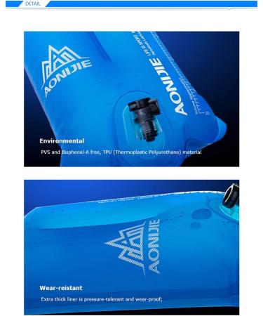 Win.deeper Hydration Bladder 1.5L/2L/3L - Ideal Drinking Bubble & Water Bladder with Hose for Cycling Camping & Walking - Buy Online on GoSupps.com