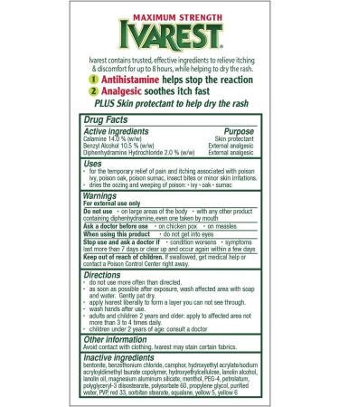 Blistex Ivarest Anti-Itch Cream 2 Oz - Maximum Strength Medicated Formula - Buy Online on GoSupps.com