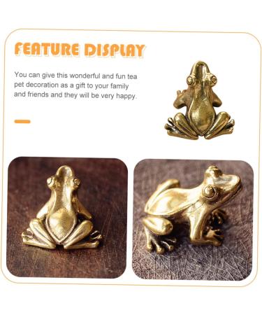 Alipis 1pc Figures Vivid Desktop Delicate Adornment Keychain Frog-designed Tabletop Vintage Pet Tea - Buy Online on GoSupps.com
