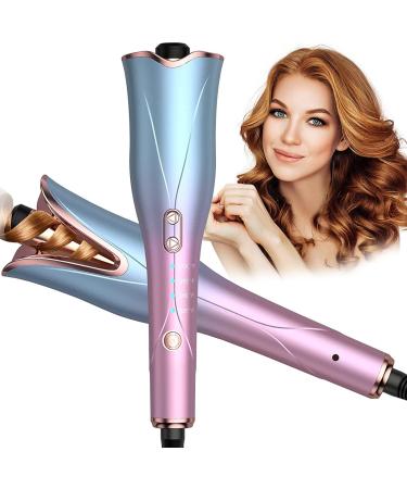 Rehomy Auto Rotating Curling Wand Hair Curler with 1 Rotating Barrel & 4 Temps & 3 Timer Auto Shut-Off for Hair Styling